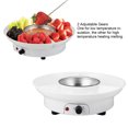 thumbnail image 4 of Electric Fondue Pot Set 25W 2 Gears Oil Fondue Pot Set Chocolate Melting Pot with 10 Forks, Melting Chocolate Small Pot for Party Wedding Gifting Date, 4 of 7