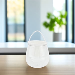 OULII 2pcs Planter Planter Pot de fleurs blanches pour planter Salon