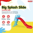 thumbnail image 3 of DOLU Big Splash Slide for Indoor or Outdoor Use, Water Connection Feature, Red, 3 of 15