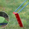 thumbnail image 2 of Guardoinrt Ensemble de 5 Piquets de Tente Portatifs Chevilles Clous de Sol Robustes et Résilients Neige et Sable Camping Rouge 23cm 1Ensemble, 2 of 6