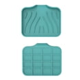 thumbnail image 1 of Soft Gel Soap Sponge Holder | Non-Slip Sink Storage Tray | Heat-Resistant ABS Rubber | 4.8x3.9x0.7 Inches | Drainage Ridges | Kitchen & Bathroom Organizer (1-Pack), 1 of 3