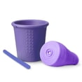 thumbnail image 3 of GoSili Straw Cup 8oz. Purple, 3 of 3
