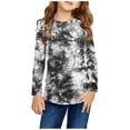 thumbnail image 1 of RXIRUCGD Chemises à Manches Longues pour Filles, Col Rond Mignon, Blouses Décontractées Élégantes, Multicolore, Taille : 3 Ans, 1 of 6