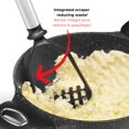 thumbnail image 3 of Starfrit Gourmet STEEL Potato Masher with Stainless Steel Handle, Heat-Resistant Nylon Head, Integrated Scraper, Durable Design Safe for Non-Stick Cookware, Dishwasher Safe, 3 of 5