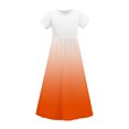 thumbnail image 4 of Rbaofujie Robe Longue Maxi Décontractée Ample à Manches Courtes à Imprimé Floral pour Fille avec Poches 4-12 Ans, 4 of 9