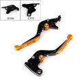 thumbnail image 1 of Leviers de Frein Pliables et Extensibles Réglables pour Yamaha MT-01 V-MAX Or, 1 of 2