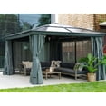 thumbnail image 1 of Venus Gazebo 12 pi. x 14 pi. en Gris, 1 of 9
