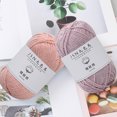 thumbnail image 5 of Wzzjkit Yarn for Crocheting 4 Strands of Combed Milk Cotton Thread Diy Doll Cotton Crochet Thread Wool Ball for Crocheting & Knitting, Gift Beginners and Adults Yarn, 5 of 5