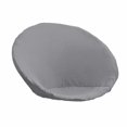 thumbnail image 2 of Round Saucer Chair Slipcover Polyester Fiber Moon Chair Cover for Grey, 2 of 8