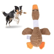 Indestructible Dog Toy, EDHITNR Durable Squeaky Cuddly Toy for Dogs Puppy, Teeth Cleaning Interactive Chew Toys for Small Medium Dogs to Relieve Boredom Anxiety