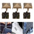 thumbnail image 1 of Cergrey Square Spike Rivets,400 Sets 4MM-7MM DIY Leathercraft Spike Rivets Square Spike Studs Bags Shoes Belt Accessories,Spike Rivets, 1 of 7