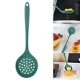 thumbnail image 1 of Product Category Strainers Product Title Food Grade Silicone Scooping Colander Kitchen Tool Non Stick Pan Special Dripping Spoon Oil Filter Grid Kitchen Utensils, 1 of 7