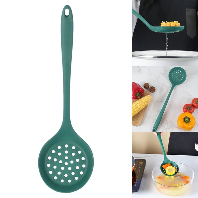 Product Category Strainers Product Title Food Grade Silicone Scooping Colander Kitchen Tool Non Stick Pan Special Dripping Spoon Oil Filter Grid Kitchen Utensils