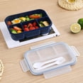 thumbnail image 1 of Dvkptbk Lunch Boxes 4 Compartments in One Large Lunch Box Leakproof Lunch Box Suitable for Dining Out Work School Plastic Microwave Lunch Box Sealed Kitchen & Dining, 1 of 8