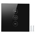 thumbnail image 3 of Curtain Touch Panel, EU Plug 110-240V Timing Function APP Remote Wifi Curtain Switch  For  Apartment For Tuya White,Black, 3 of 8