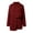 Rose Red, variant on Women's Solid Color Long Sleeve Shorts Romper - Adjustable Spaghetti Strap, High Waist Loose Fit, Polyester-Spandex Blend for Spring/Summer
