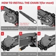 thumbnail image 4 of HSHDLDF [2 Pieces] 6 Inch Mini Chainsaw Chain, 6 Inch Replacement Chains for Cordless Electric Portable Mini Chainsaw, FIFCHALL Guide Saw Chain for All 6-inch Mini Chainsaws for Wood Branch Cutting, 4 of 7