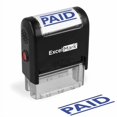 thumbnail image 2 of ExcelMark Paid - Self-Inking Rubber Stamp - Blue Ink A1539, 2 of 4