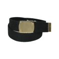 thumbnail image 1 of CTM® Cotton Adjustable Belt with Brass Buckle, 1 of 1