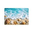 thumbnail image 1 of Coastal Summer Beach Themed Non Floor Rug Mat For Indoor Outdoor Entryway Balcony Bathroom And Front Door Welcome, 1 of 5