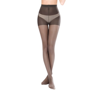 WEAIXIMIUNG Chaussettes pour Hommes Taille 10-13 Femmes Collants avec Soutien Léger Jambes Transparentes