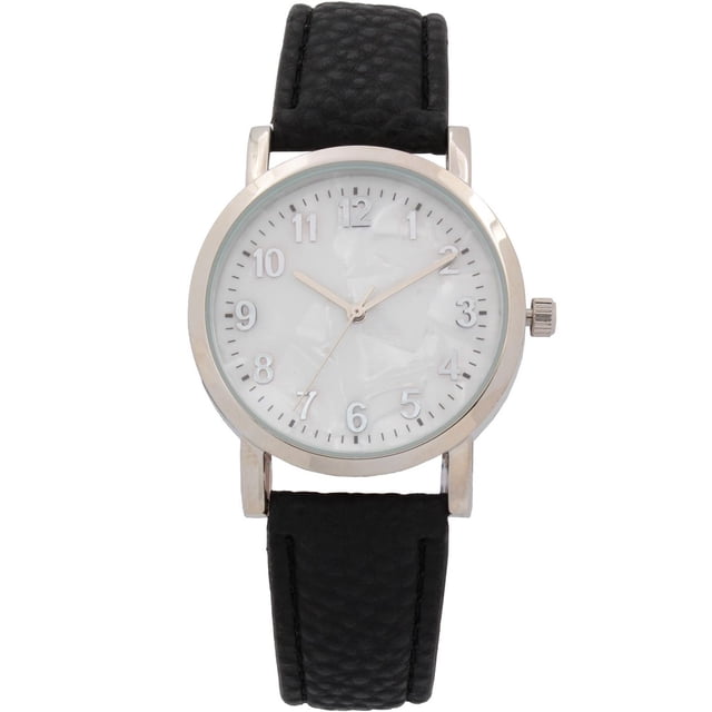 Ladies Black Strap Watch