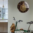 thumbnail image 3 of pitrice 30cm Muslim Wall Clock Non Ticking Mute Quartz for Ramadan Decor Golden, 3 of 9