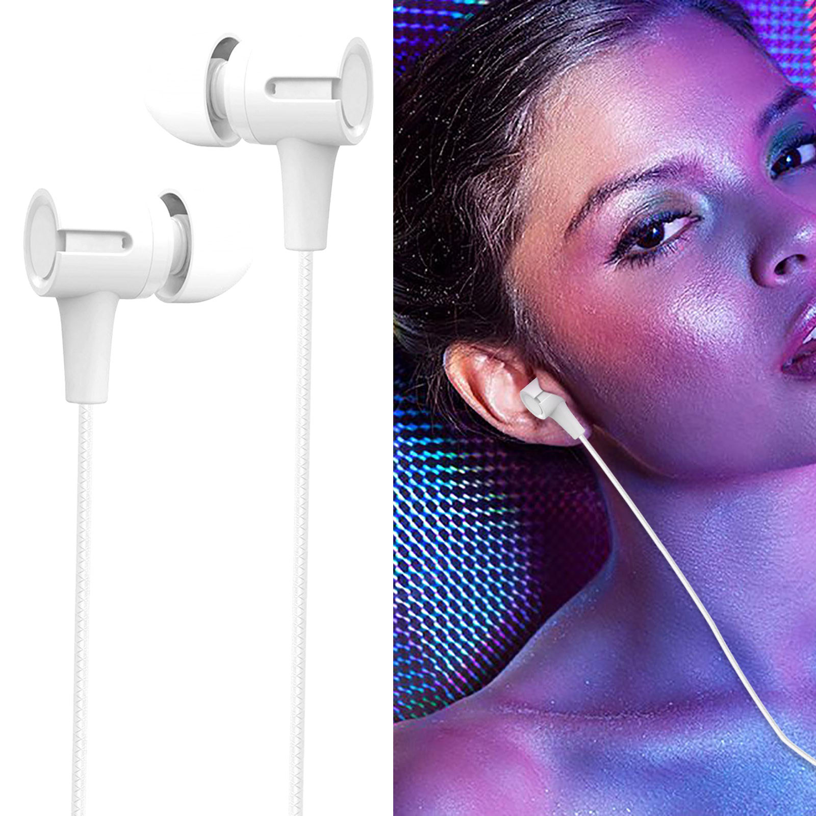 WIFKLSIIPG Earphones in Ear Headphones with Microphone 3.5mm Wired Earbuds for Ios and Android Smartphones Laptops Mp3 Gaming Walkman