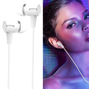 WIFKLSIIPG Ecouteurs en écouteurs avec micro 3.5mm Ecouteurs filaires pour ordinateurs portables Ios et Android Mp3 Gaming Walkman