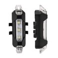 thumbnail image 2 of Baohd Feu Arrière de Vélo Rechargeable Rappel de Cyclisme Lampe Arrière Étanche Grand Portée Éclairage de Cyclisme Blanc 1 Ensemble, 2 of 6