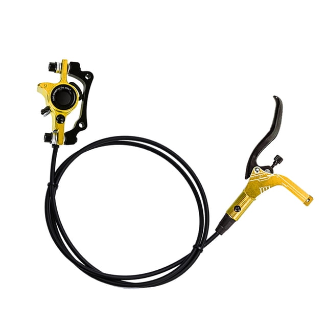 VONKY Bike Brake Set Wheel Stopping Parts Bicycles Accessories Universal Accessory Disc Braking Kit Replacement Golden Rear Right Brake