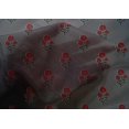 thumbnail image 4 of oneOone Cotton Silk Fabric Leaves & Floral Block Print Fabric BTY 42 Inch Wide, 4 of 5
