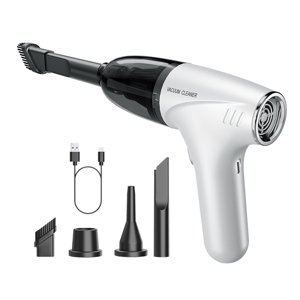 Aspirateur portatif Nettoyeur de voiture, Type de charge sans fil, Maison à main Quatre en un Nettoileur d'aspiration petit et grand, Nettourateur d'aspirateur de bureau Nettoux d'Aspirateur ménager
