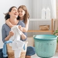 thumbnail image 1 of Laundry Baskets Plastic Round,Washing Basket Clothes Hamper,Laundry Hamper for Home,Storage Basket with Handles,Bedroom Basket Dirty Cloth Basket Clothes Laundry Hamper Hollow Storage Rack, 1 of 9