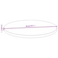 thumbnail image 3 of vidaXL Plateau de Table Ø90x2.5 cm Bambou, 3 of 3