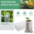 thumbnail image 3 of 200Pcs Seedling Grow Bags, White Seed Starter Container For Planting Seedling Cutting Clones, 3 of 8