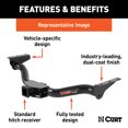 thumbnail image 3 of Curt 13393 2 Inch Receiver Trailer Hitch for GMC Sierra and Chevrolet Silverado, 3 of 7