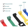 thumbnail image 2 of 100 PCS Cable Ties, Reusable Fastening Cable Straps Wire Ties, 2 of 7
