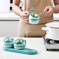 thumbnail image 3 of Boîte à Épices, Support à Épices Pots à Condiments, Conteneur de Rangement, 3 Pcs PS Cruet avec Couvercle et Cuillère Blue3, 3 of 5