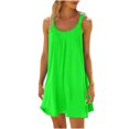 thumbnail image 1 of Birdeem Robe de Plage pour Femmes Bikini Vêtements de Plage Décontractés Vacances Courtes Été Robes Dos Nu, 1 of 8