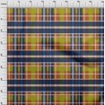 thumbnail image 3 of oneOone Cotton Flex Orange Fabric Madras Check Craft Projects Decor Fabric Printed By The Yard 40 Inches Wide, 3 of 4