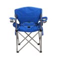 thumbnail image 4 of Kamp Rite Chaise de Camping Pliante avec Coussin de Soutien Lombaire et 2 Porte-Gobelets, Bleu, 4 of 7