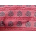 thumbnail image 4 of oneOone Cotton Poplin Fabric Leaves & Lotus Block Printed Craft Fabric BTY 42 Inch Wide, 4 of 4