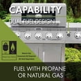 thumbnail image 4 of Cuisinart Five Burner Dual Fuel Gas Grill, 4 of 9