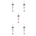 thumbnail image 2 of mmirethe Multiple Styles And Colors Wind Chimes For Wide Application Unique Style Wind Chime Pendant red 5Set, 2 of 6