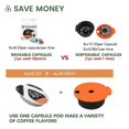thumbnail image 3 of Refillable stainless steel coffee capsules compatible with Tassimo machines (60 ml, small), 3 of 5