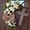whitescarf, variante sur DEBGFS Couronne de Pâques pour Porte, Décoration Suspendue avec Croix, Guirlande de Bouquet pour Décoration de Porte d'Entrée, Plante et Fleur Artificielles, Décorations pour le Jour du Lien, Couronne de Vignes de Raisin, whitescarf, Taille Unique