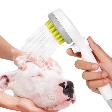 Amdohai Pet Combing Shower Sprayer Pet Dog Bathing Grooming Massage Brush Tool Water Sprinkler Brush