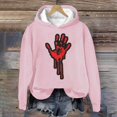 thumbnail image 2 of WEAIXIMIUNG Sweat à Demi-Zip pour Femmes Sans Capuche Automne et Hiver 2025 Tendance avec Impression de Lettres, 2 of 4
