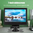 thumbnail image 3 of Moniteur 7 Pouces, Moniteur Portable 1080P Petite Interface Multimédia HD Moniteur VGA Écran LCD, Écran LCD IPS 1024x600 avec Support pour Raspberry Pi, Écran de Voiture, CCTV, Moniteur Portable IPS, 3 of 7
